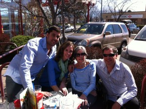 Raj,  Laurel, Janet, Larry