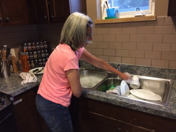 Right where she belongs.