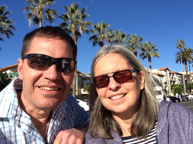 Walking around in sunny Carlsbad.